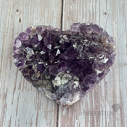 Amethyst Herz Druse Brasilien 4
