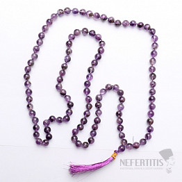 Japa Mala Amethyst Perlenkette