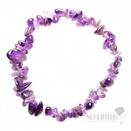 Amethyst-Armband lila gehackt