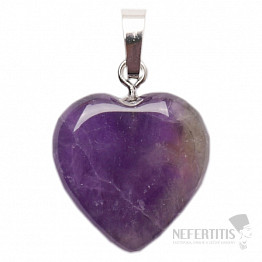 Herzanhänger aus Amethyst