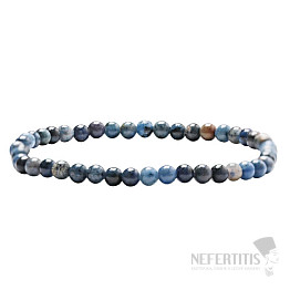 Dumortierit náramok z korálikov 4 mm