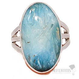 Glacierit prsten stříbro Ag 925 R28