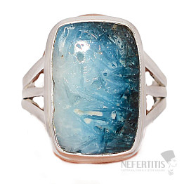 Glacierit-Ring, Silber Ag 925 R40