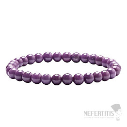 Phosphosiderite bead bracelet 6 mm