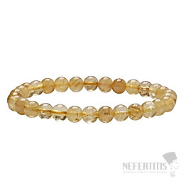 Sagenit náramok z korálikov 6 mm