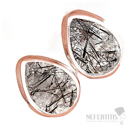 Turmalin-Ohrringe im Kristallschliff, aus Silber Ag 925 E93