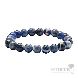 Sodalit náramok z korálikov 8 mm