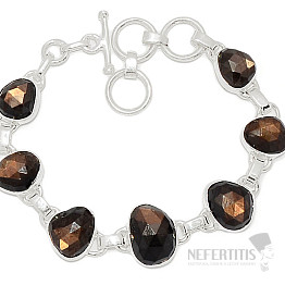 Zawadi gold sapphire bracelet silver Ag 925 B29