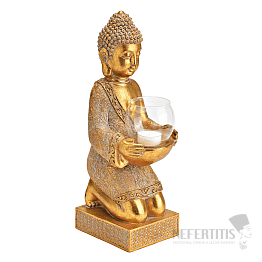Buddha with tealight holder 37 cm