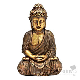 Buddha japonská soška hnědá 47 cm