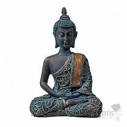 Buddha meditujúci thajská soška starožitný vzhľad