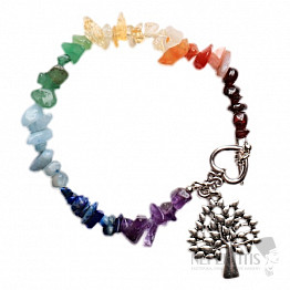 Baum des Lebens gehacktes Chakra-Armband