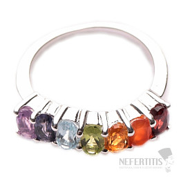 Chakra-Ring Energie der Natur Silber Ag 925