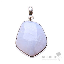 Chalcedon mugle stříbrný přívěsek Ag 925