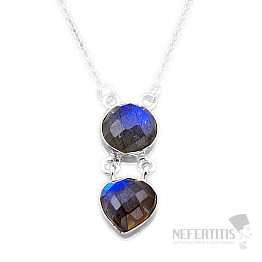 Labradorit Collier Silber Ag 925 49106