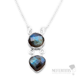 Labradorit Collier Silber Ag 925 49101