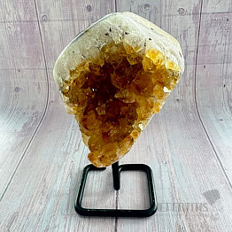 Citrine druze on stand 18