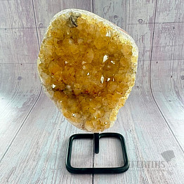 Citrine druze on stand 19