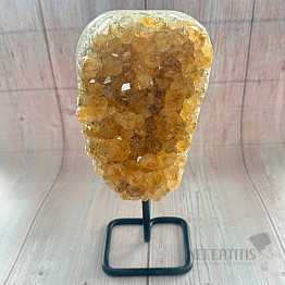 Citrine druze on stand 6