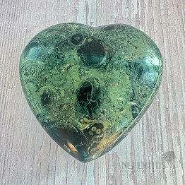 Jaspis kambaba leštěný Madagaskar Srdce M6-33