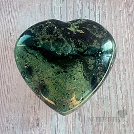Jaspis kambaba leštěný Madagaskar Srdce M6-41