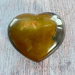 Jasper polychrome heart Madagascar 24