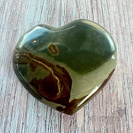 Jasper polychrome heart Madagascar 27