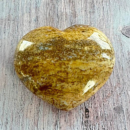 Jasper polychrome heart Madagascar 31