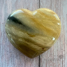 Jasper polychrome heart Madagascar 7