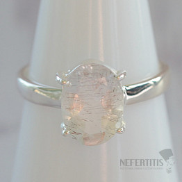 Danburite cut ring silver Ag 925 46577