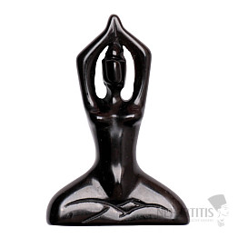 Obsidián dekorácie Žena jóga