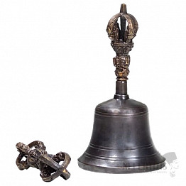 Rituálny Zvonček s doržou 18 cm