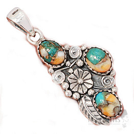 Dizajnový prívesok spiny oyster lastúra striebro Ag 925 P2259