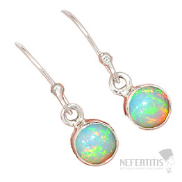 Opál etiopský náušnice stříbro Ag 925 E521