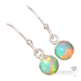 Opál etiopský náušnice stříbro Ag 925 E530