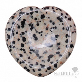 Jaspis dalmatin masážní hmatka srdce