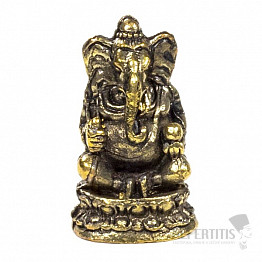 Feng Shui Statue von Ganesha Messingminiatur