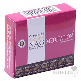 Golden Nag Meditation Räucherkegel