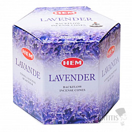 Vonné kužele pre tečúci dym HEM Lavender