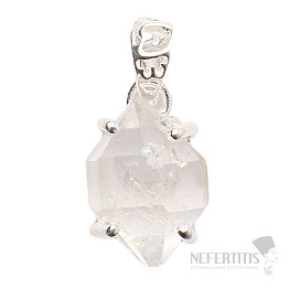 Herkimer diamant přívěsek stříbro Ag 925 P986
