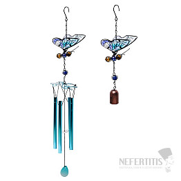 Set of metal carillons Butterfly with bell and tubes