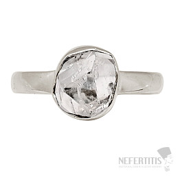 Herkimer diamant prsten stříbro Ag 925 R106
