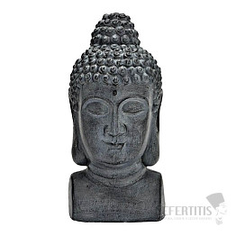 Buddha-Kopf, thailändische Polyresin-Figur, 31 cm