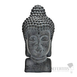 Buddha-Kopf, thailändische Figur aus Polyresin, 50 cm