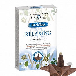 Vonné kužely aromaterapeutické Stamford pro tekoucí dým Relaxing