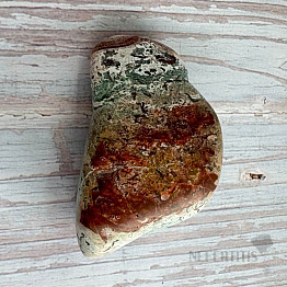 Getrommelter Korallenjaspis Frýdštejn 5