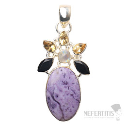 Tiffany kámen design přívěsek stříbro Ag 925 JW21738