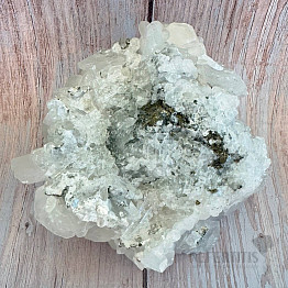 Pyrit, Kalzit-Druse Kosovo 8