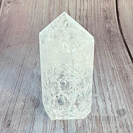 Křišťál pukaný obelisk 14