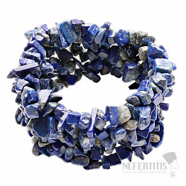Lapis Lazuli náramek sekaný široký